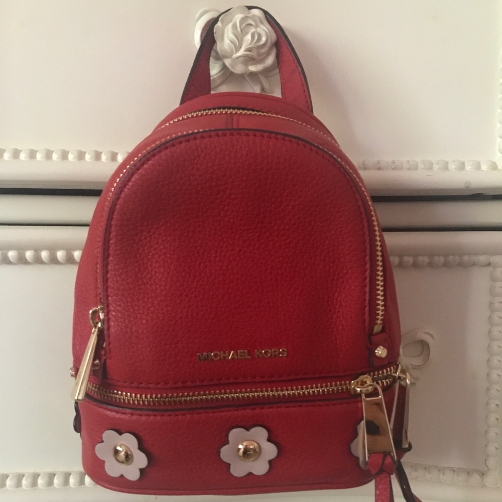 Micheal Kors Mini Leather Backpack